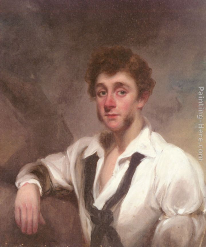 Portrait of a Gentleman painting - George Chinnery Portrait of a Gentleman art painting